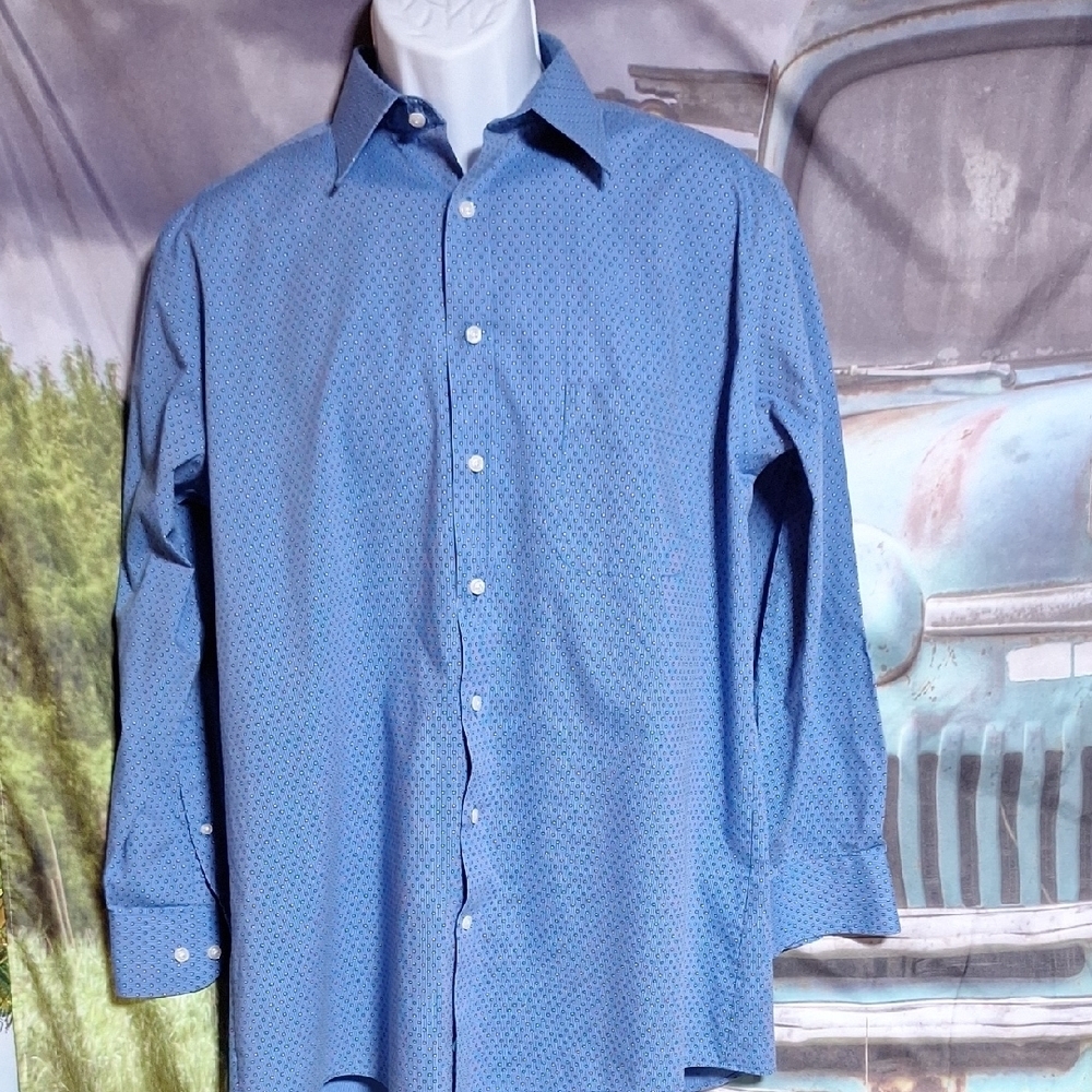 Stafford Classic Blue Dress Shirt